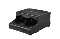 TWO-BAY HANDHELD AND BODY-PACK CHARGING STATION WITH POWER